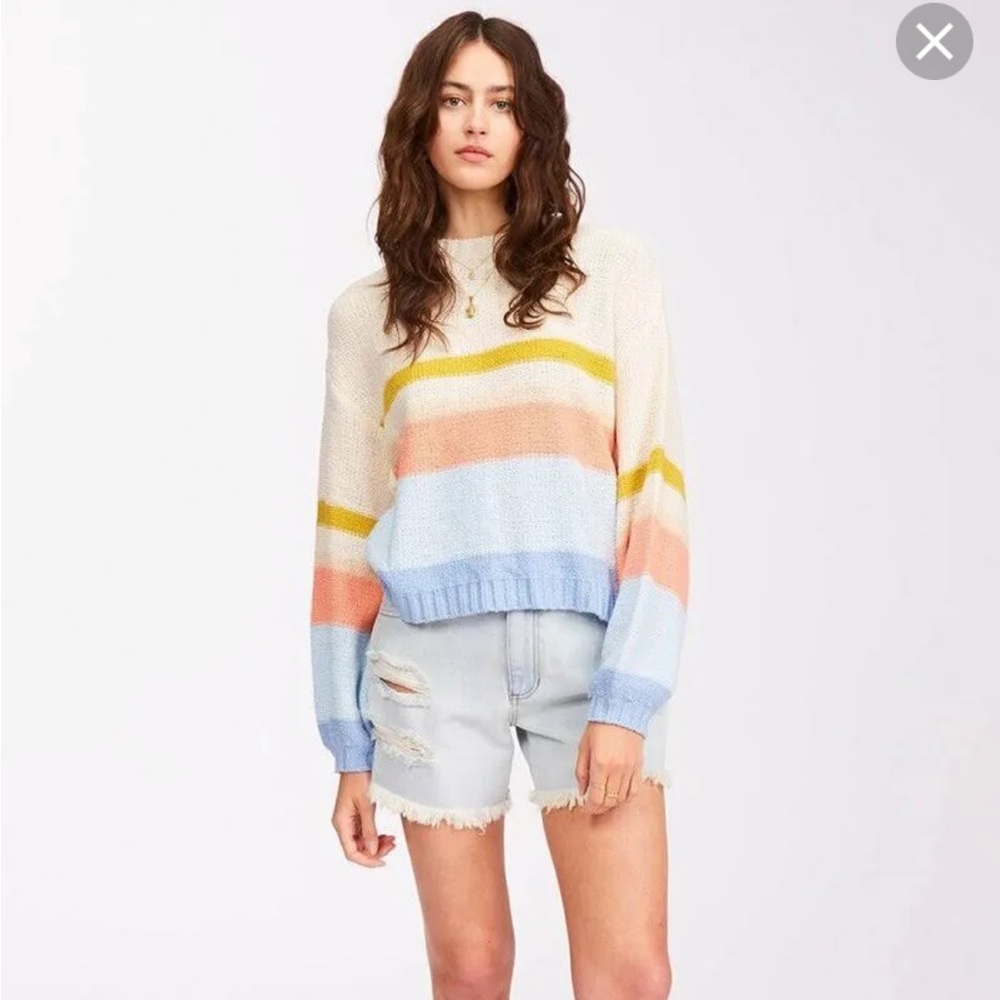 BillaBong multicolored sweater